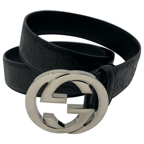 black leather gucci belt with grey and white stripes|black gucci belt for sale.